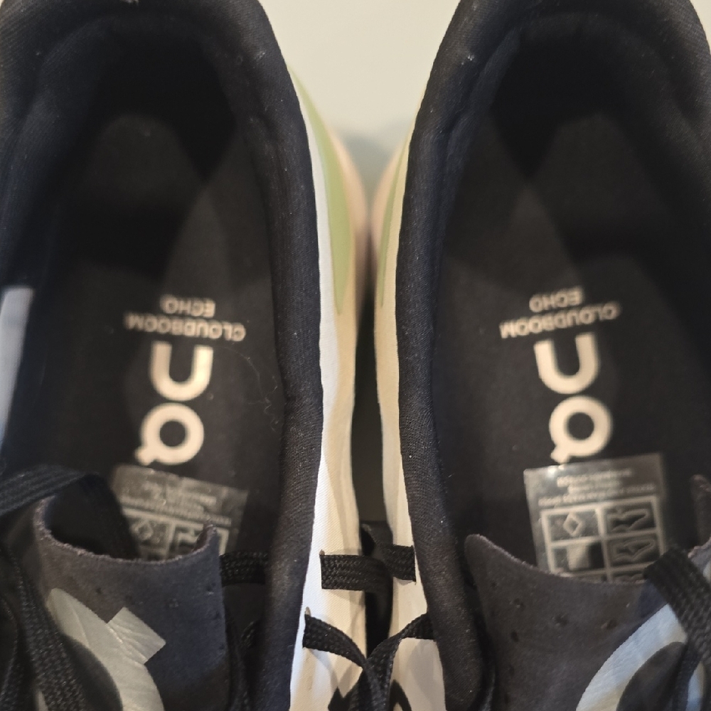 On Running Black and White Athletic Shoes - Picture 4 of 9